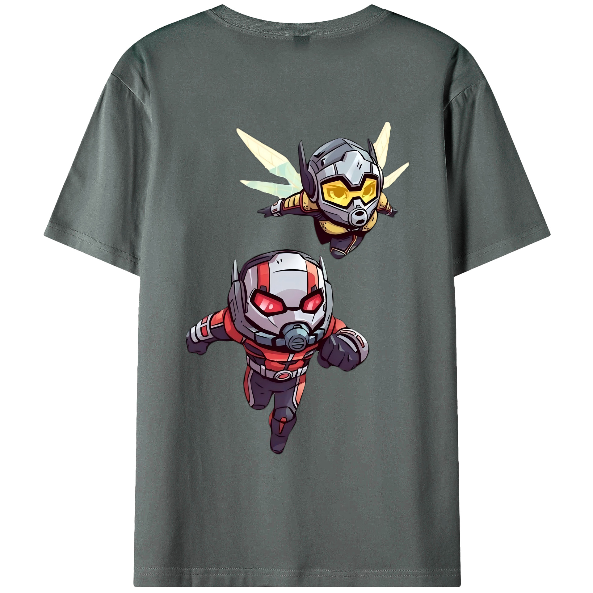（画像用） アベンジャーズ The Avengers 綿100％ メンズ半袖Tシャツ（バックプリント） 通気性